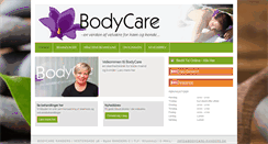 Desktop Screenshot of bodycare-randers.dk